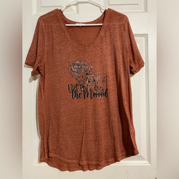 Womens Cow Top - Picture 1 of 2